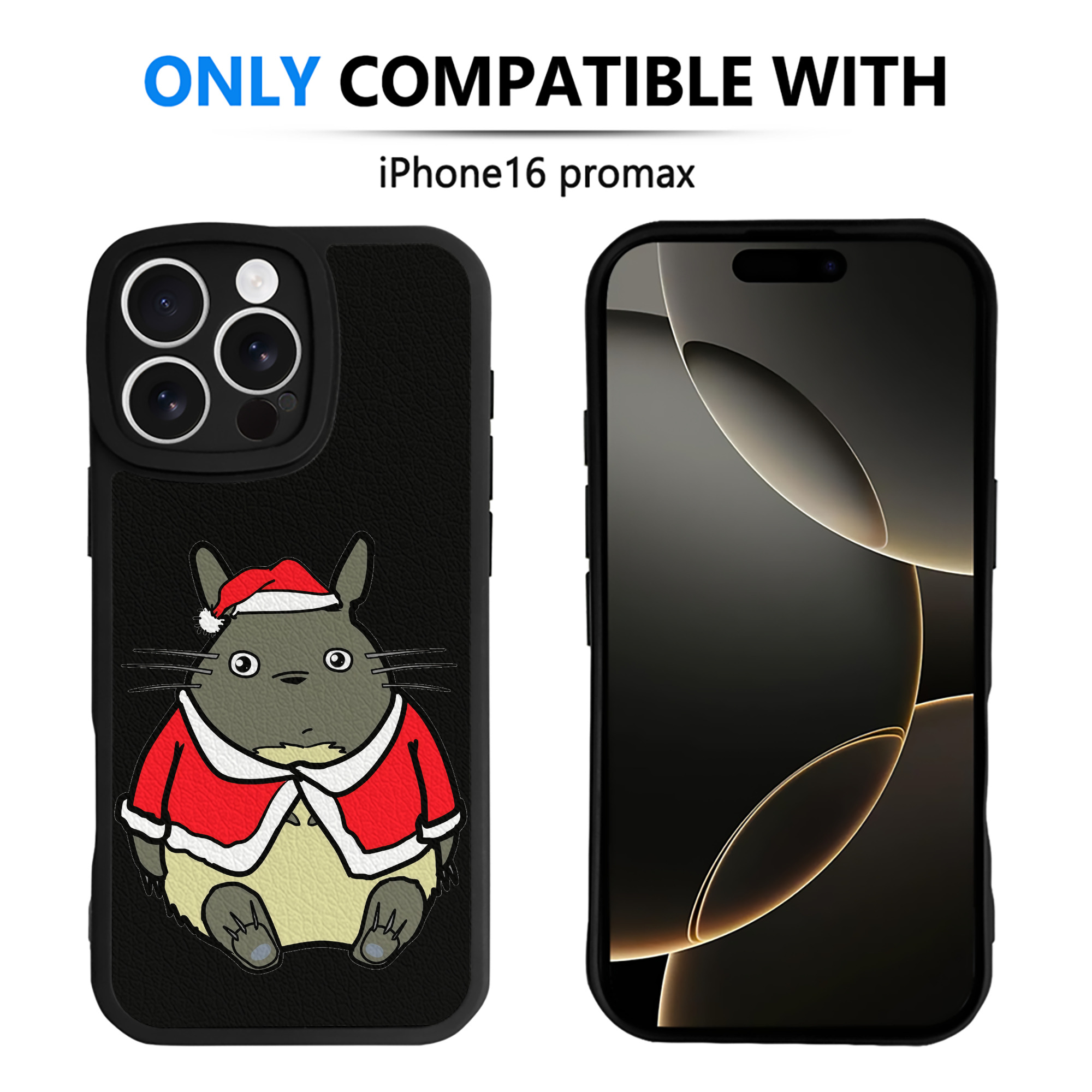 （画像用） となりのトトロ 草壁メイ 草壁サツキ My Neighbor Totoro Satsuki Kusakabe Mei Kusakabe 【iPhone 16シリーズ対応】シリコンスマホケース（レザー調） 材質：シリコン